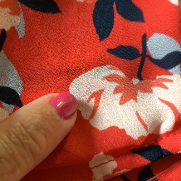 CYNTHIA ROWLEY 3/4 Sleeve Floral Blouse - Picture 9 of 10